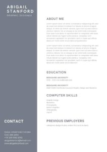AE Recruitment CV Template 1.3 Download