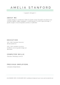 CV Template 6