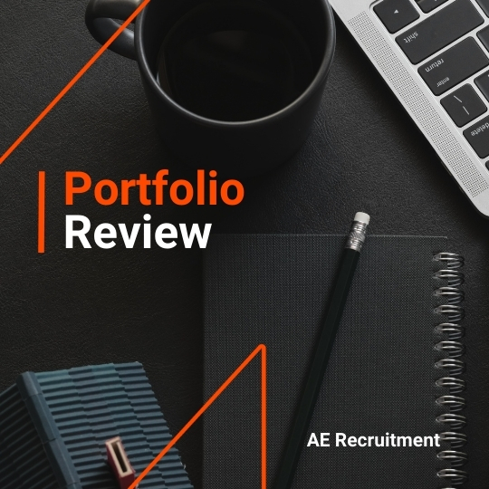 Architectural recruitment consultant providing a 30 minute portfolio review for a architects and designers to improve their job applications and interview success with AE Recruitment.